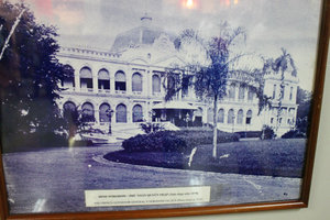 The Norodom Palace before bombing