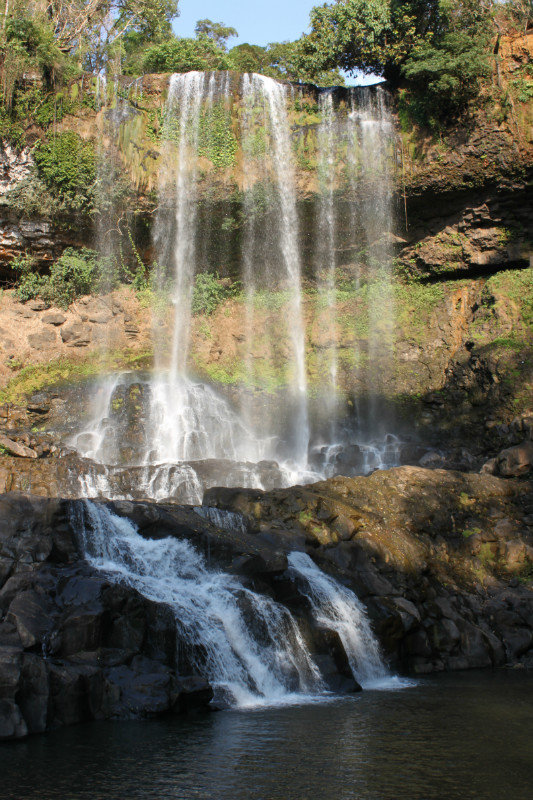 75m high Dambri waterfall 