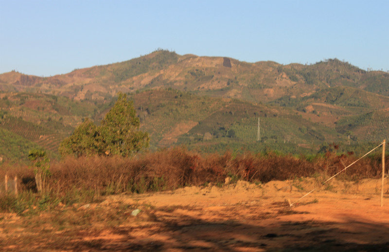 Mountain scenery in Lâm Đồng province