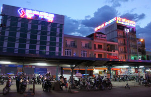 Đồng Xoài city at night