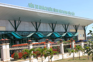 The bus station in Bảo Lộc city