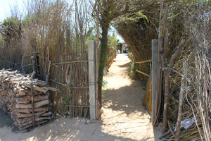 Path to a house on the island