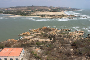View from the top of Kê Gà lighthouse