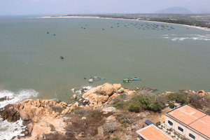 View from the top of Kê Gà lighthouse