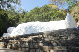75m long Buddha statue on Tà Cú mountain
