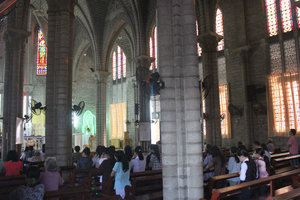 The mass at Nha Trang cathedral