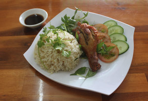 Chicken rice (US$1 for this portion) - Nha Trang