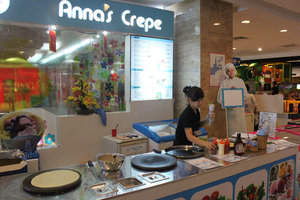 Crepe shop at Nha Trang Center shopping mall