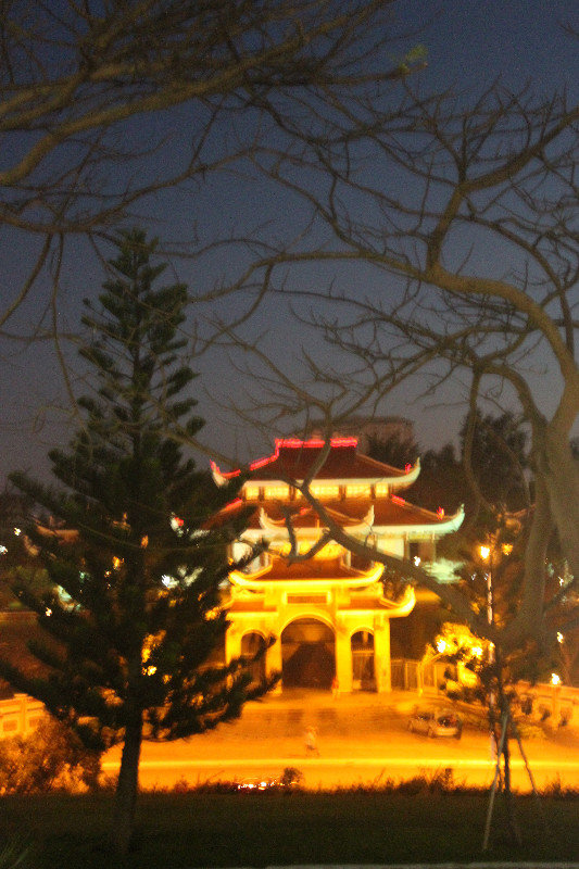 Vũng Tàu city in the evening