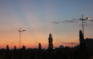 Vũng Tàu city at sunset
