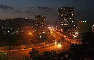 Vũng Tàu city in the evening