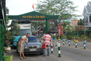 Entering Cần Giờ district, HCM City