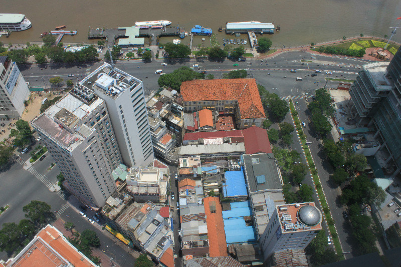 View from Bitexco (the highest tower in Sài Gòn)