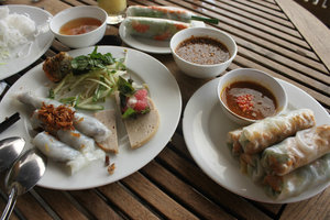 Food at Ngon restaurant