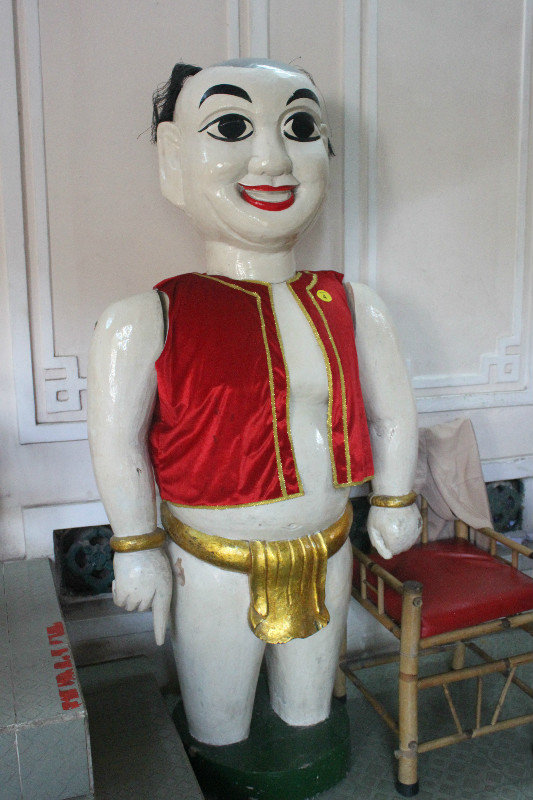 "Chú Tễu" - a major hero in Vietnamese water puppetry.