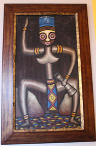 A painting from Papua New Guinea