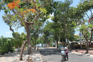 A street toward the sea