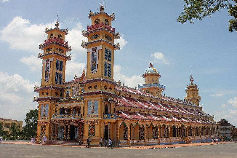 Cao Đài temple in Tây Ninh town