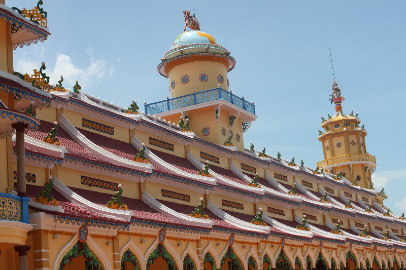 Roof of Cao Đài temple