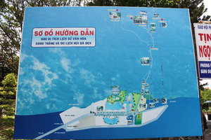 Map to visit Bà Đen mountain