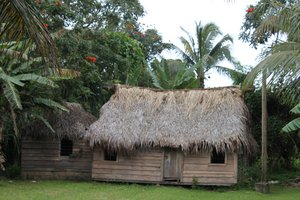 At a village in Fiji