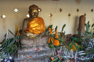 At Pha That Luang stupa, Vientiane