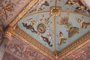 Ceiling of Patouxay Victory Gate, Vientiane