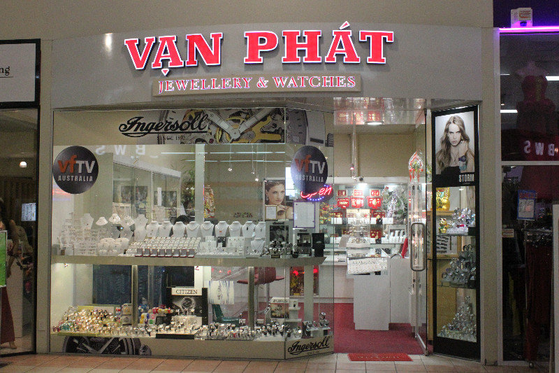 A Vietnamese jewelery shop at Inala shopping center