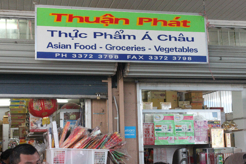 A Vietnamese shop at Inala market