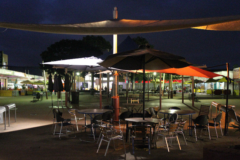 Inala market in the evening