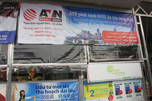 Ads for magazine of the Vietnamese community