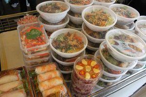 Vietnamese foods for sale at Inala market