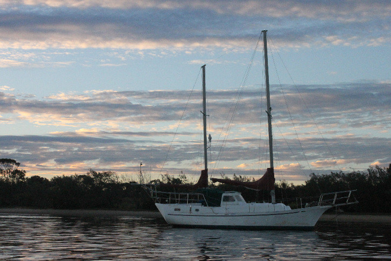 A boat on Noosa river