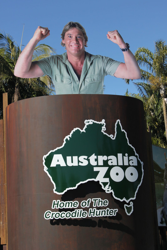 Picture of Steve Irwin (founder of the zoo)