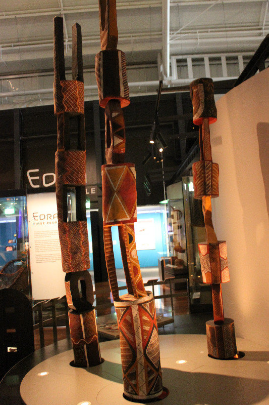 Aboriginal art works at Marine Museum