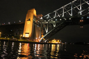 Sydney Harbour Bridge at night
