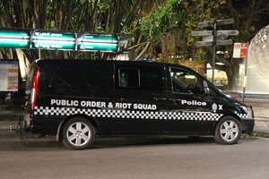 Police car in Kings Cross