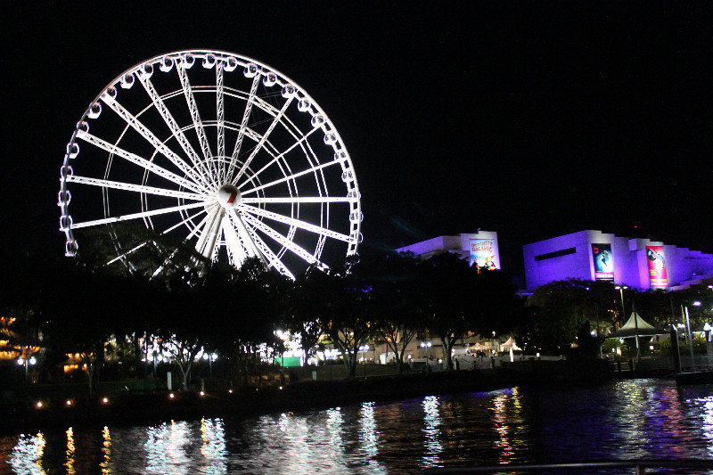 The Wheel of Brisbane at night