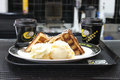 Waffle & ice cream - South Bank