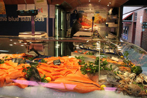 Seafood area of Queen Victoria Market