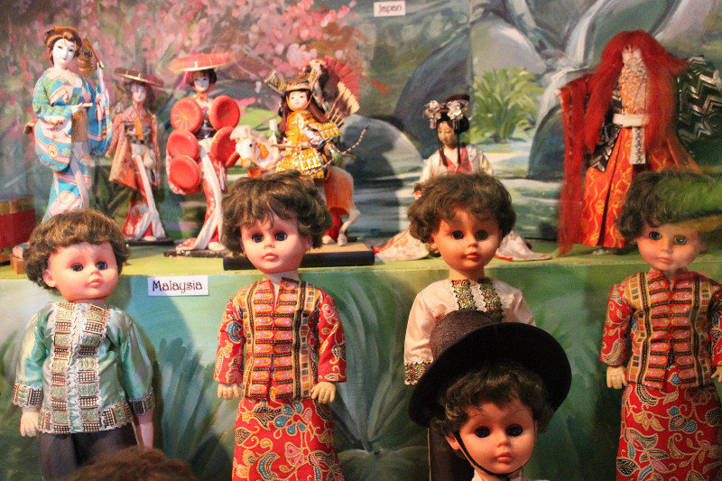 Doll collection at Bli Bli castle