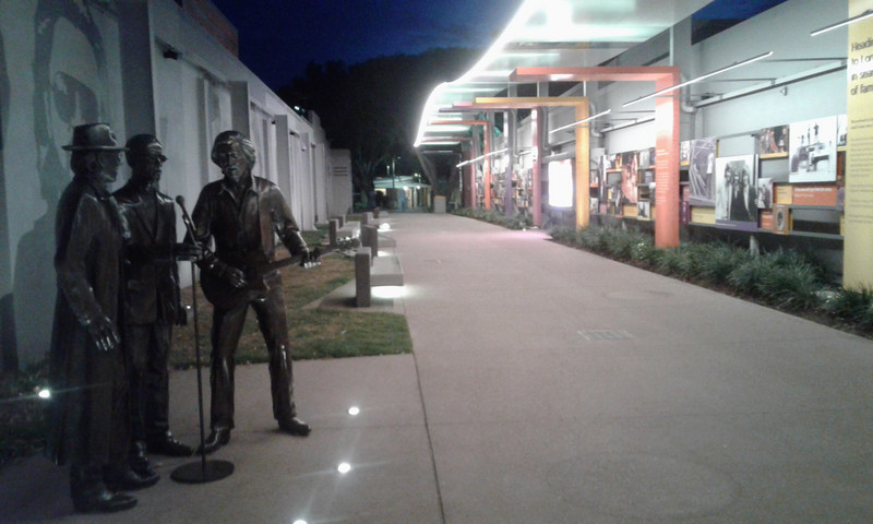 The Bee Gees way at night (Redcliffe, QLD)