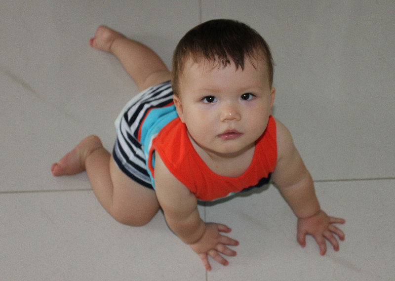 My chubby nephew Kevin in Sài Gòn