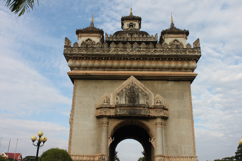 Patouxay Victory Gate, Vientiane, Laos.