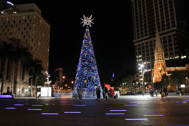 The biggest Christmas tree in Brisbane