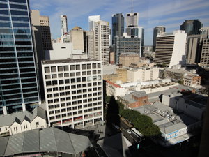 Brisbane city view from the top of clock tower