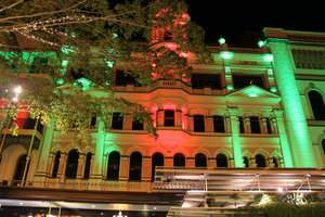 Brisbane city at Christmas night