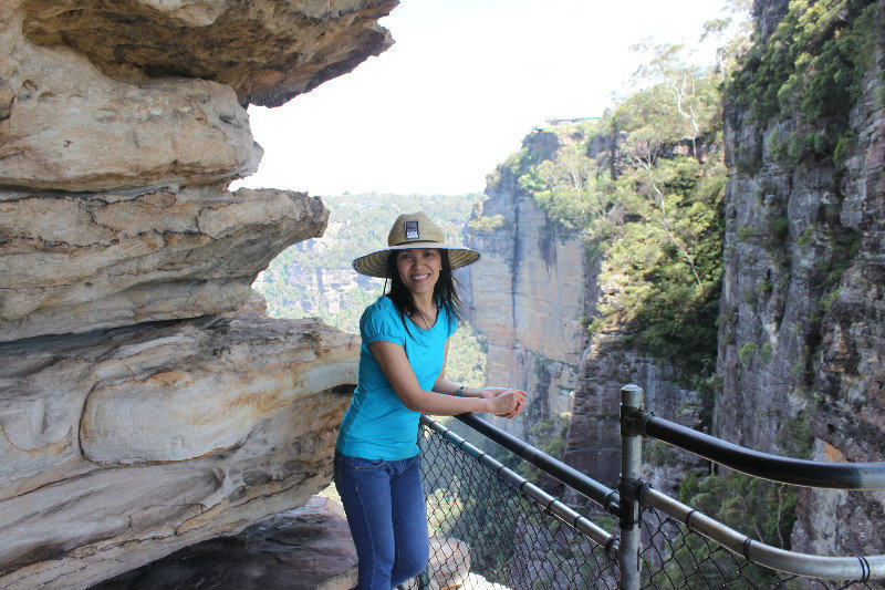 Me at the Three Sisters rock formations
