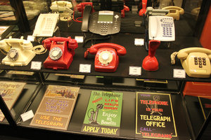 Telephone display inside Telstra tower