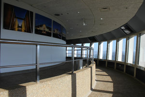 Inside Telstra tower for Canberra city view